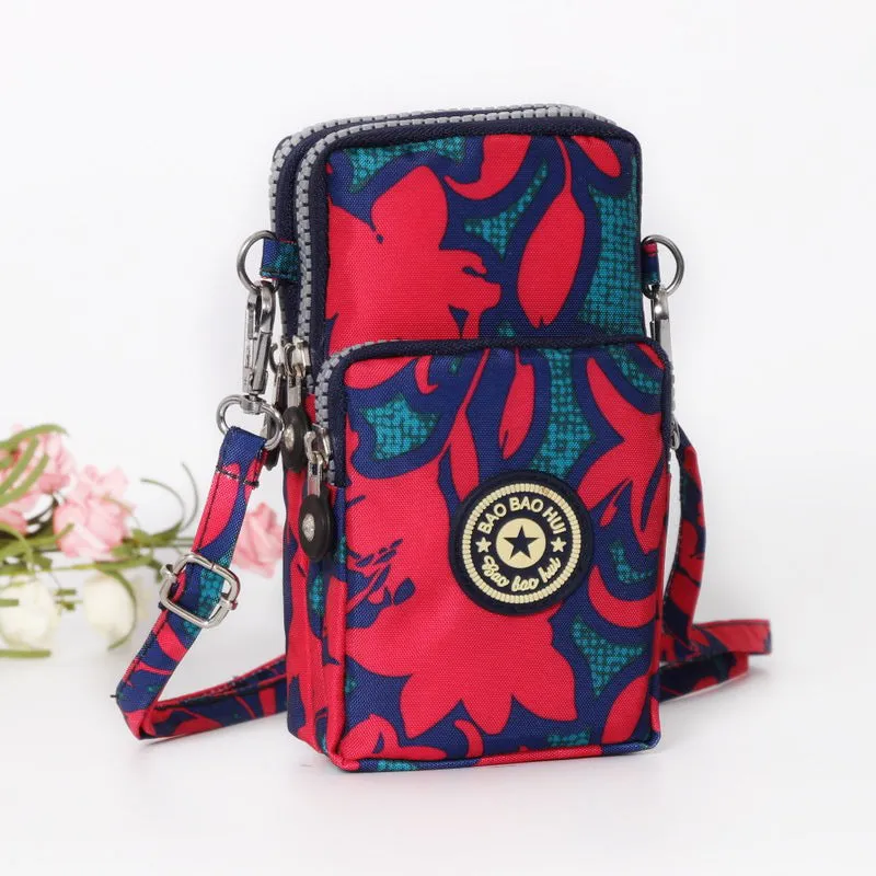Women's Mini Fashion Cloth Wrist Vertical Phone Bags
