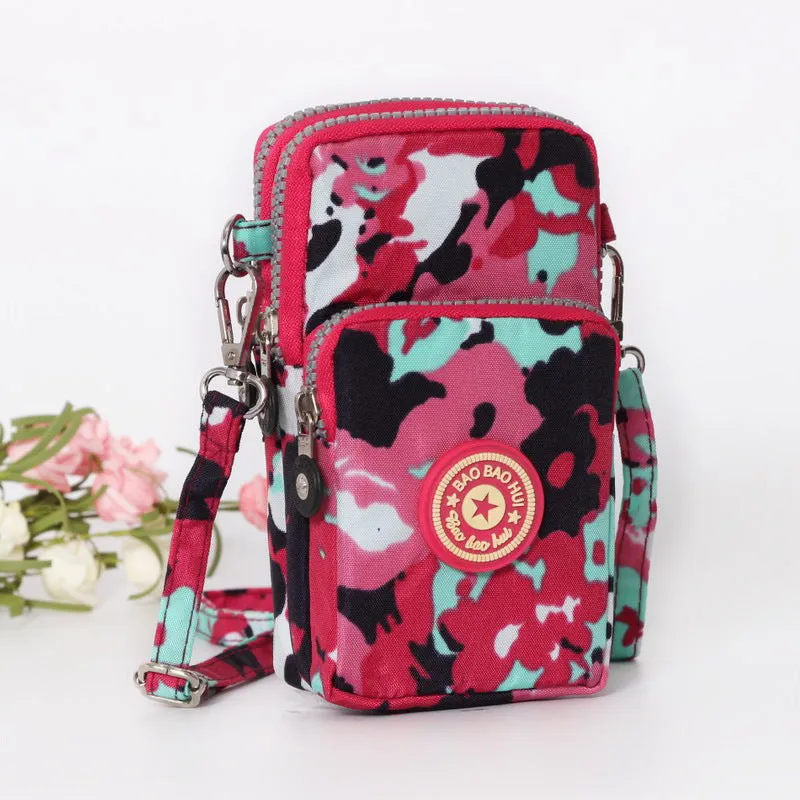 Women's Mini Fashion Cloth Wrist Vertical Phone Bags