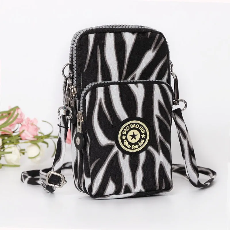Women's Mini Fashion Cloth Wrist Vertical Phone Bags