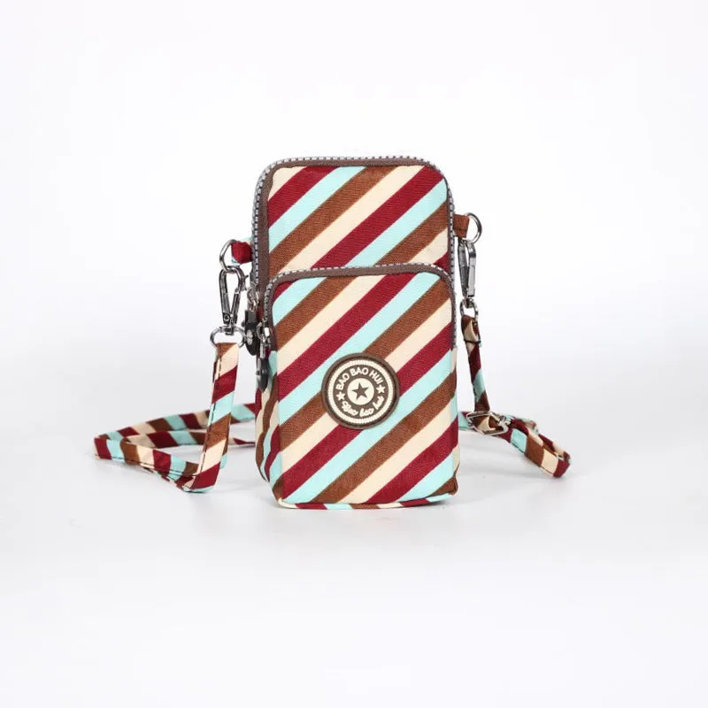 Women's Mini Fashion Cloth Wrist Vertical Phone Bags