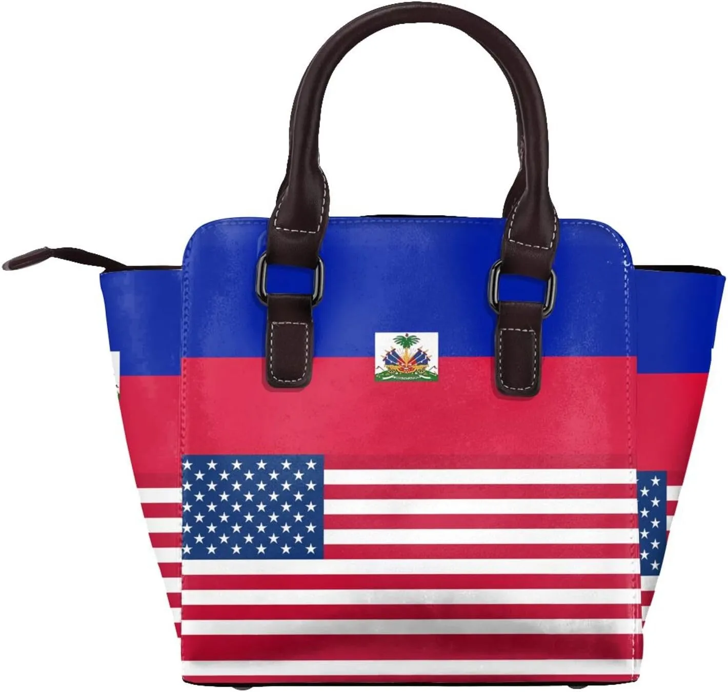 Women's Pu Leather Handbag Rivet Shoulder Bag Studded Top Handle Satchel Crossbody Tote Bag Punk Bag Purse