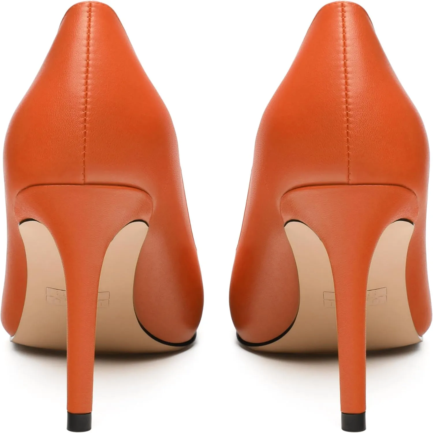 Women's Pumps, Pointed Toe Stiletto High Heels, Slip On Fashion Two Toned Patchwork Pump for Women