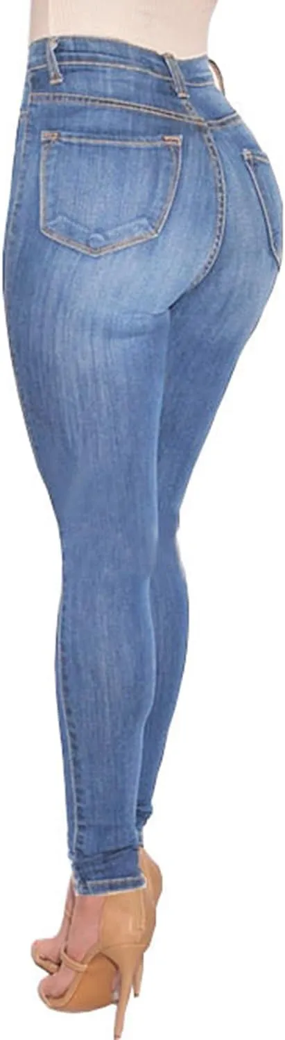Women's Skinny Jeans High Waist Butt Lifting Denim Pants