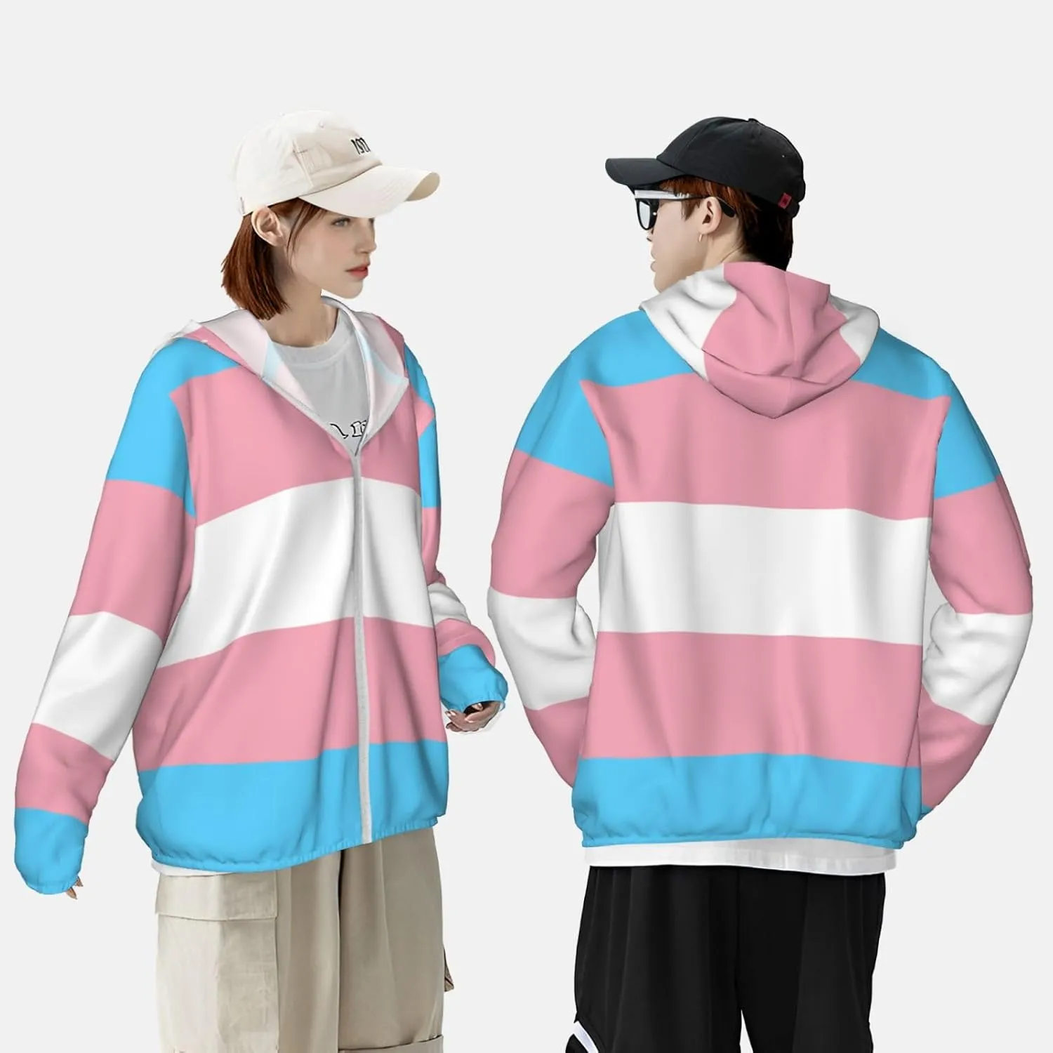 Women's UPF 50  Sun Protection Hooded Jacket Long Sleeve UV Shirts With Pockets Hiking Outdoor Performance