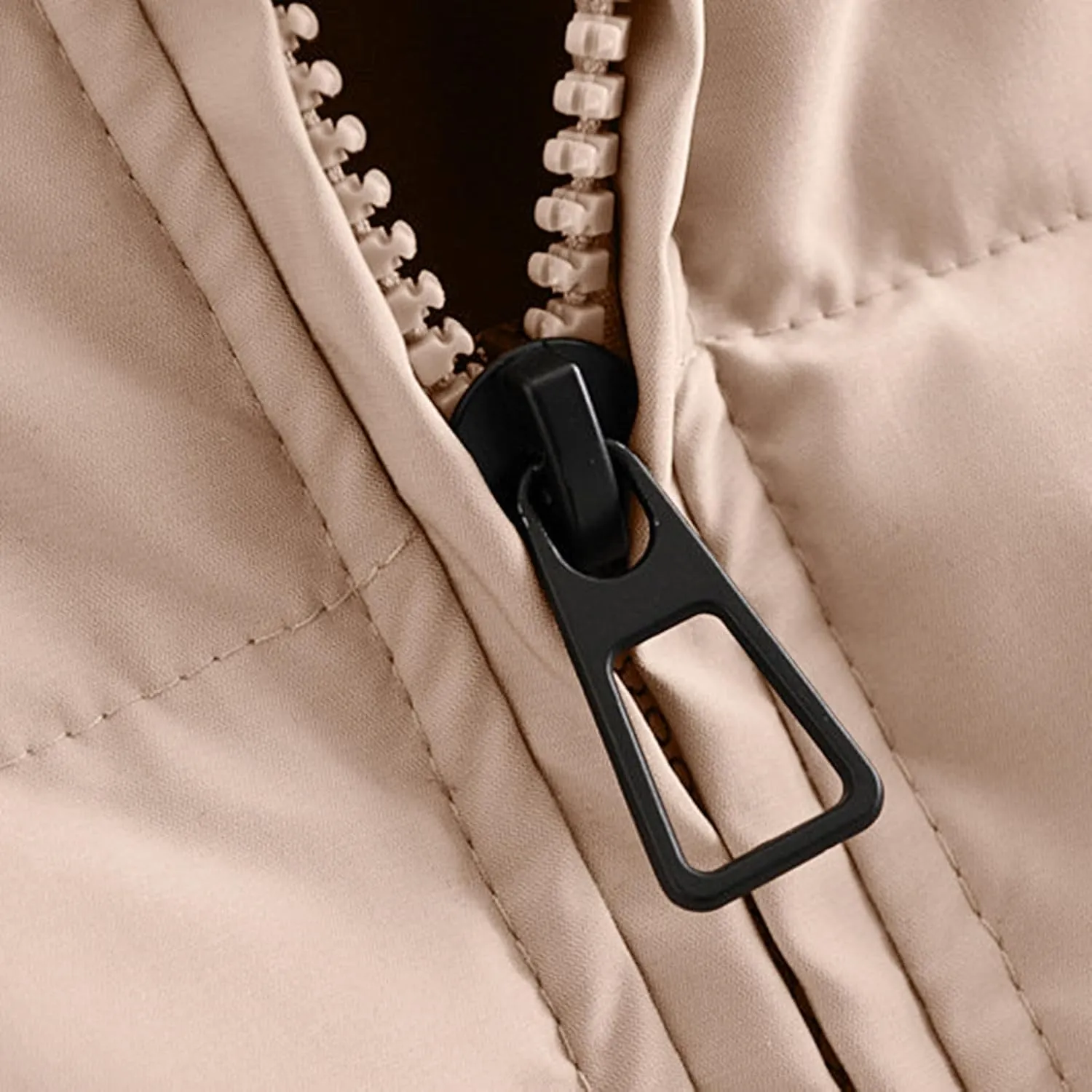 Womens Winter Cropped Puffer Jacket Baggy Lightweight Down Coats Zip Up Stand Collar Short Jackets Padded Outerwear