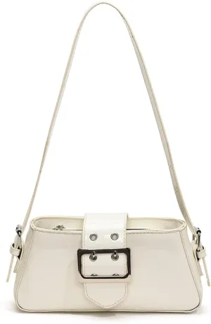 Women's Y2K Purse,Studded Shoulder Bag PU Leather Hobo Bag Underarm Shoulder Bag 2024 Trendy Clutch Purse with Buckle
