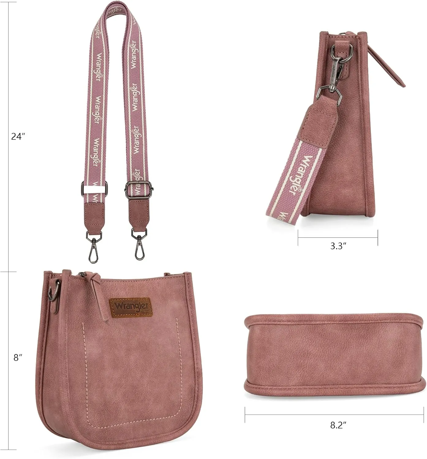 Wrangler Small Crossbody Bags for Women Cute Mini Purses Shoulder Handbag
