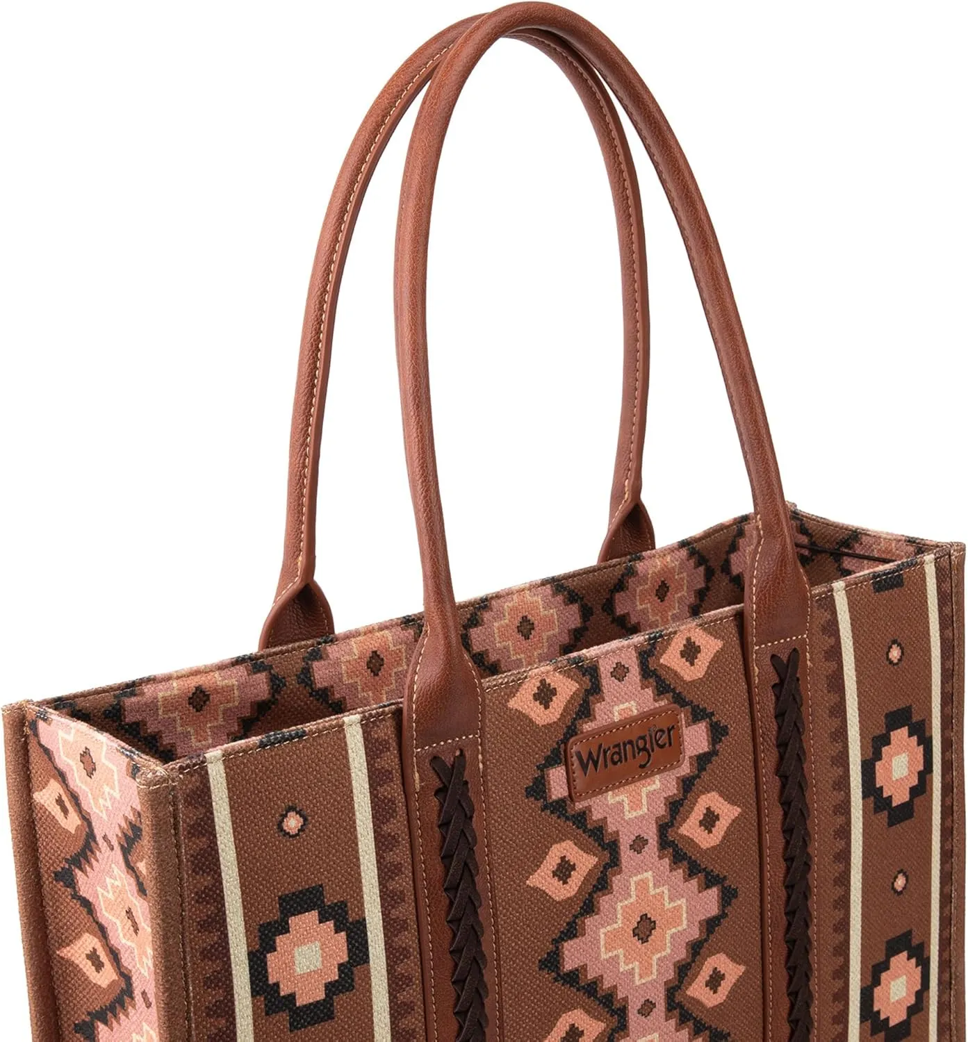 Wrangler Tote Bag for Women Western Purse and Aztec Satchel Handbag