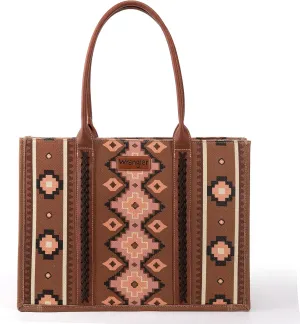 Wrangler Tote Bag for Women Western Purse and Aztec Satchel Handbag