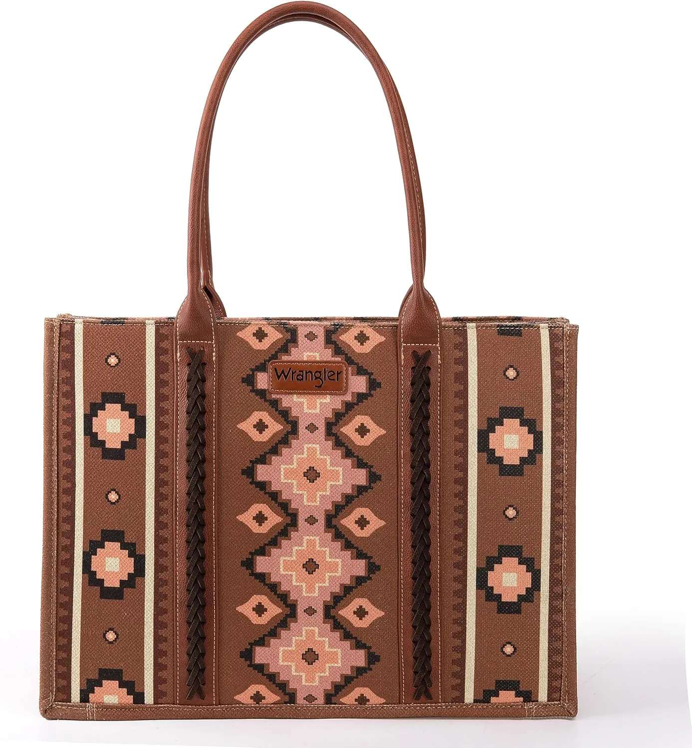 Wrangler Tote Bag for Women Western Purse and Aztec Satchel Handbag
