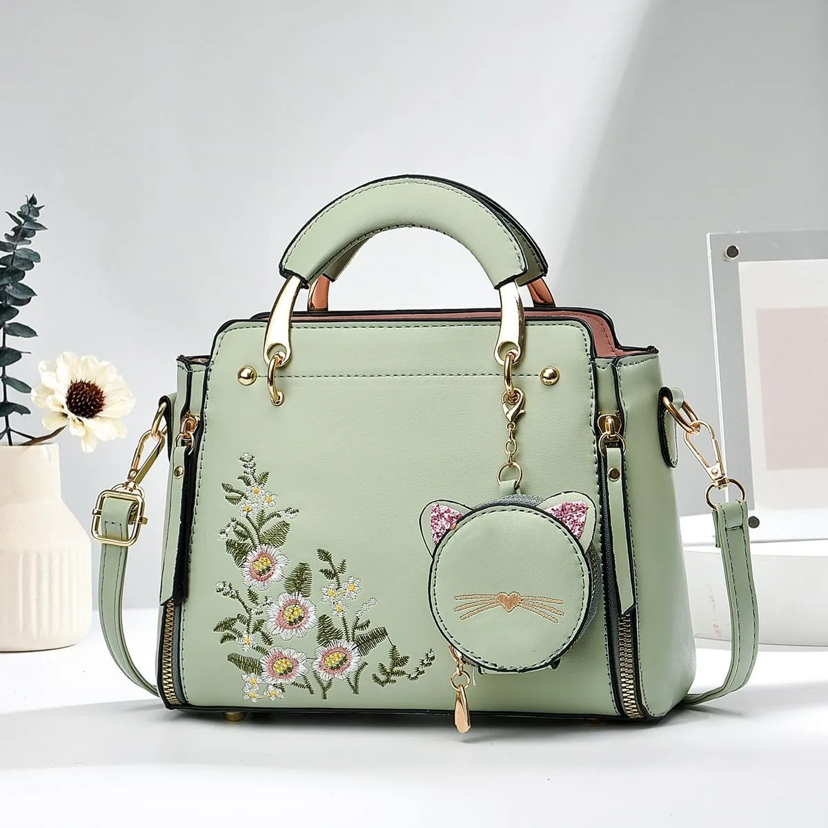 Xiaoyu Fashion Purses and Handbags for Women Ladies Crossbody Bags Top Handle Satchel Shoulder Bags Small Totes