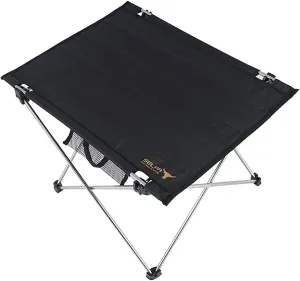 Xicennego Portable Foldable Aluminum Table Outdoor Picnic Table with Storage Bag.for Camping, Fishing, Mountaineering,Lightweight Roll-up Storage(Small)