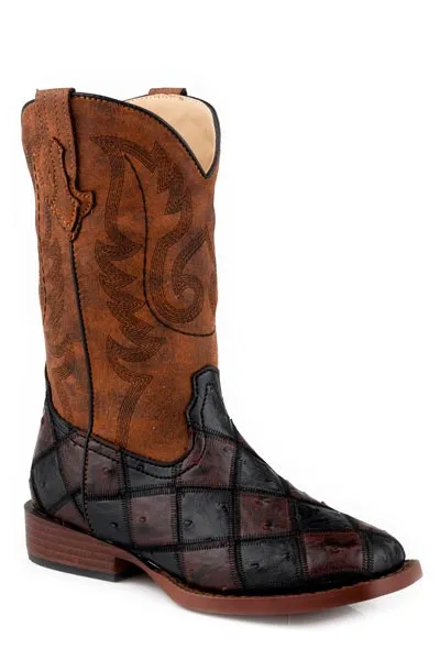 Youth's Roper Bird Blocks Western Boot #09-119-1900-3622
