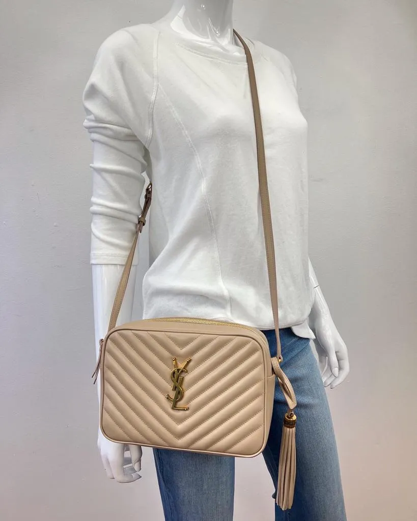 YSL QUILTED CALFSKIN LEATHER  LOU CAMERA BAG