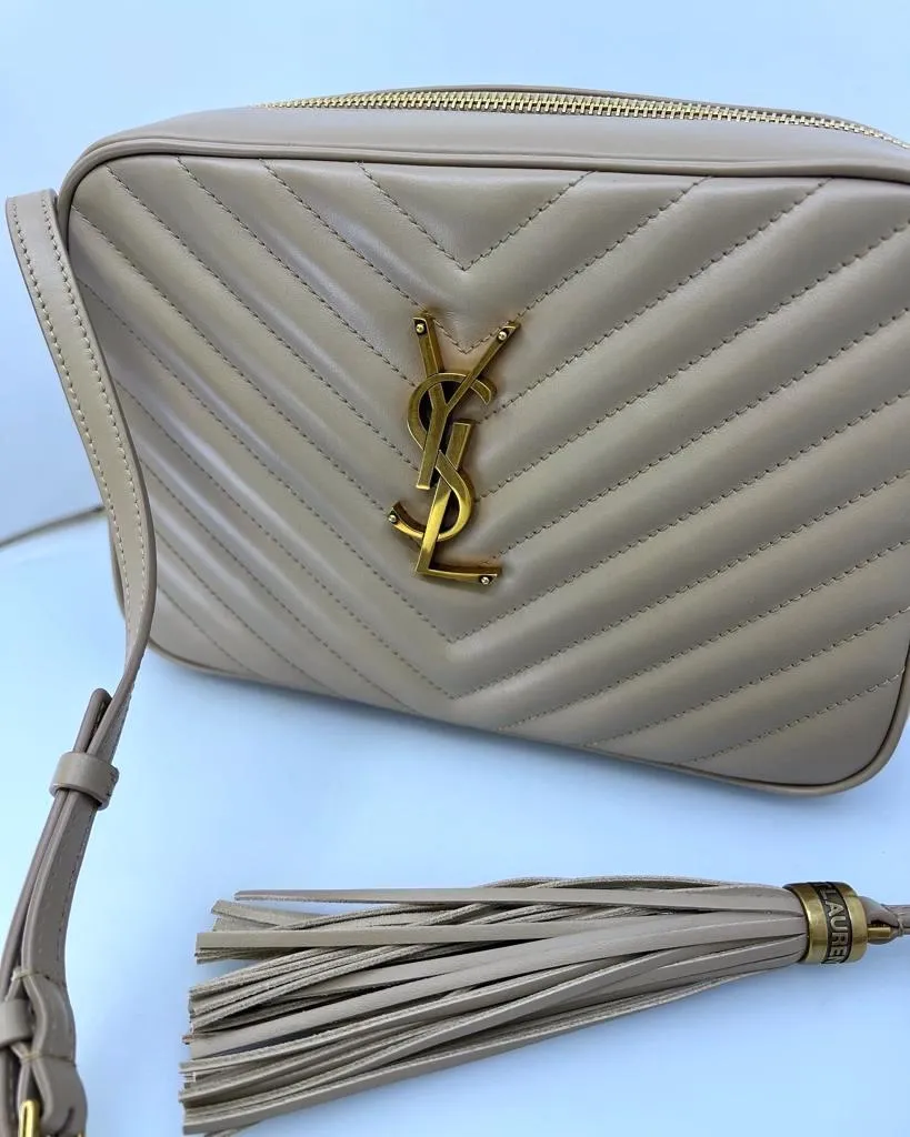 YSL QUILTED CALFSKIN LEATHER  LOU CAMERA BAG
