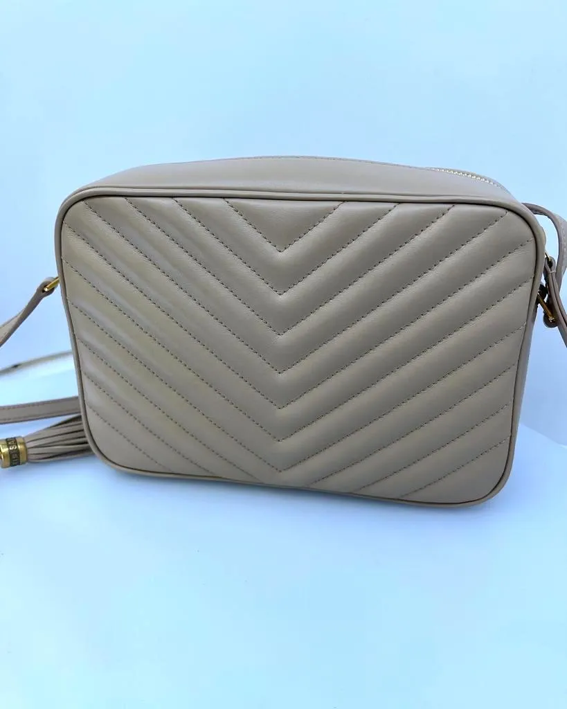 YSL QUILTED CALFSKIN LEATHER  LOU CAMERA BAG