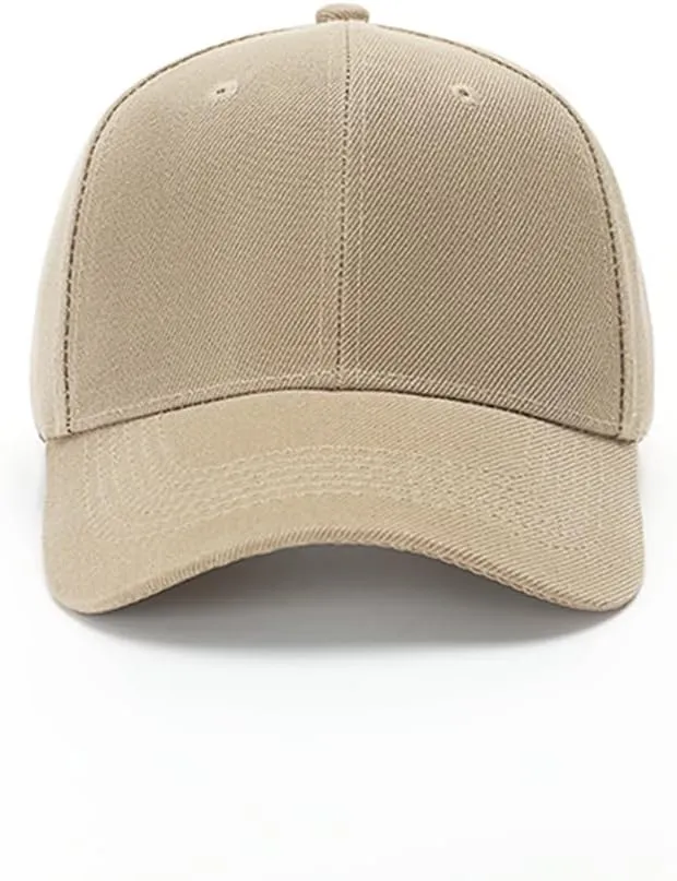 ZH 24 PC Blank Baseball Caps Adjustable Back Strap Plain Baseball Cap for Trucker Men Women Wholesale Bulk Baseball Caps