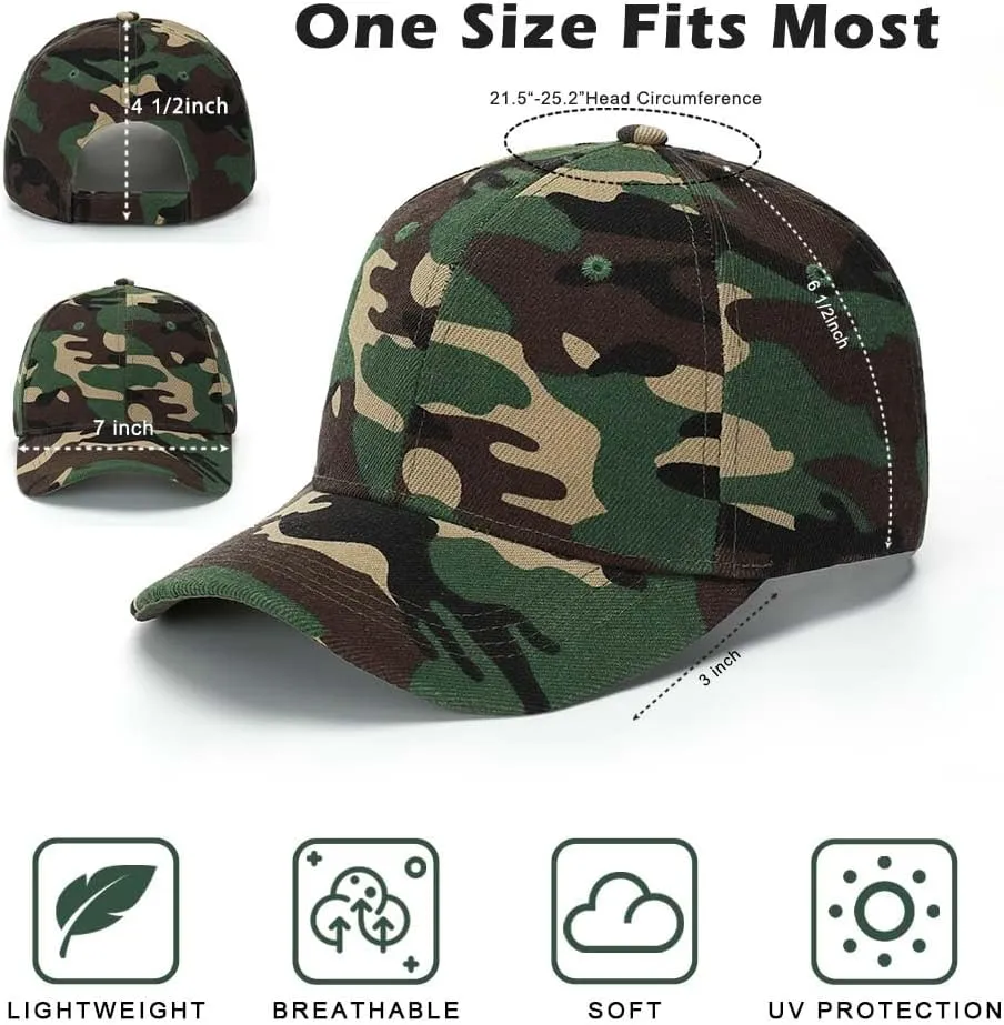 ZH Plain Adjustable Baseball Cap - Lot of 12 Unisex Blank Design Caps